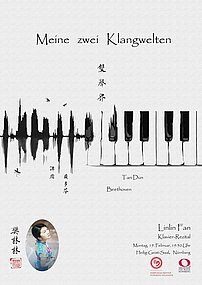 „Meine zwei Klangwelten“– Klavier-Rezital von Linlin Fan