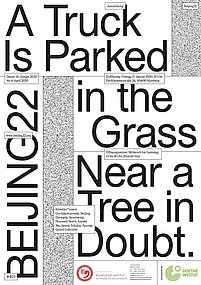 Ausstellung "A truck is parked in the grass near a tree in doubt"