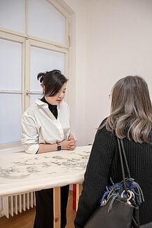 Ausstellung: Like Dew 如露 Like Lightning 亦如电 — I read the Diamond Sutra