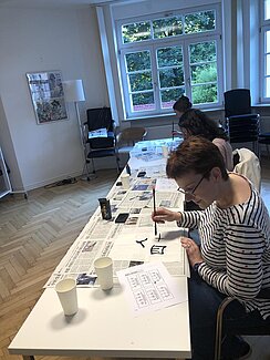 Wegweisende Zeichen bei den Stadt(ver)führungen