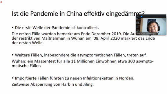 纽伦堡—埃尔兰根孔子学院举办 “中国如何抗击新冠病毒”线上研讨会