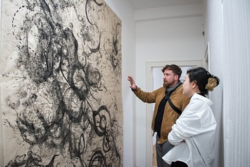 Ausstellung: Like Dew 如露 Like Lightning 亦如电 — I read the Diamond Sutra