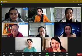 Regelmäßige Onlinetreffen der Sprachdozentinnen des Konfuzius-Instituts