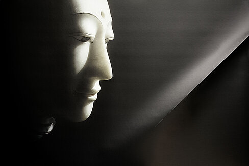 Faszinierende Buddha-Köpfe