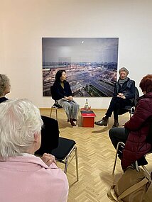 Christian Höhn und Dr. Yan Xu-Lackner im Gespräch