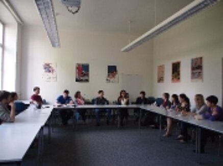 Treffen mit Studierenden des Ostasieninstituts der Hochschule Ludwigshafen