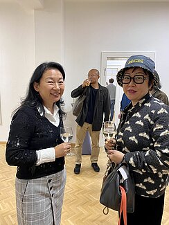Vernissage der Ausstellung von Xia Peng