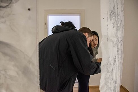 Ausstellung: Like Dew 如露 Like Lightning 亦如电 — I read the Diamond Sutra
